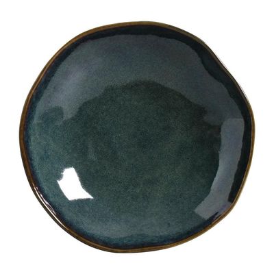 Conjunto de Pratos Fundos Porto Brasil Orgânico Oceano com 6 Peças - Azul