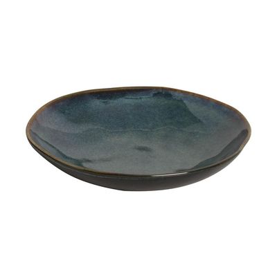 Conjunto de Pratos Fundos Porto Brasil Orgânico Oceano com 6 Peças - Azul