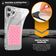 Kit Capa Crystal Slim para Iphone 16 Pro Max + Ventosa ROSA