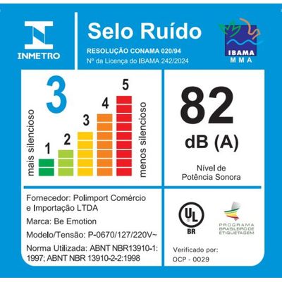 Be emotion Secador de Viagem Travel Dryer Bivolt
