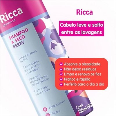 Ricca Shampoo A Seco Berry 150ml
