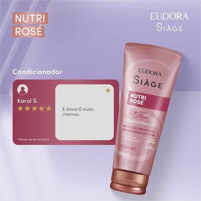 Eudora Siage Nutri Rosé Condicionador 200ml