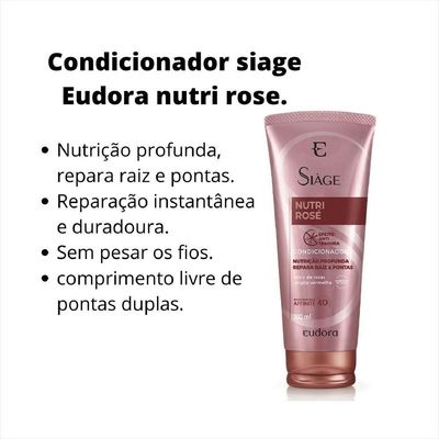 Eudora Siage Nutri Rosé Condicionador 200ml
