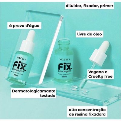 Vizzela Blindagem Gotas Fix 30ml