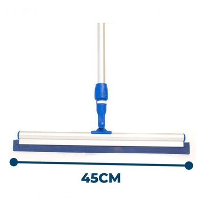 Bralimpia Rodo Twister 45 Cm Borracha Cabo Extensível 1,40m