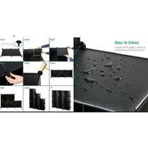 Guarda Roupa Portatil Com Sapateira Arara De Roupas Cabideiro Modular Com Prateleiras