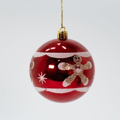 Kit 32 Bolas Enfeite Natalino árvore Natal Branco Vermelho