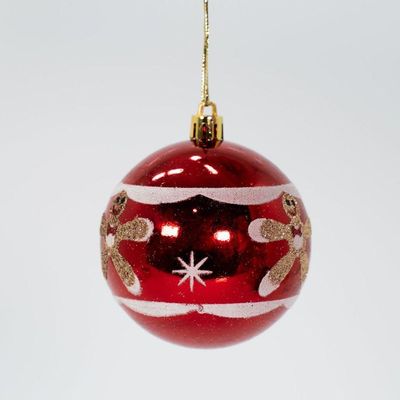 Kit 32 Bolas Enfeite Natalino árvore Natal Branco Vermelho