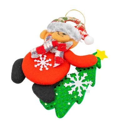 Enfeite Decoração Arvore De Natal Boneco Pendurar Natalino M Ursinho