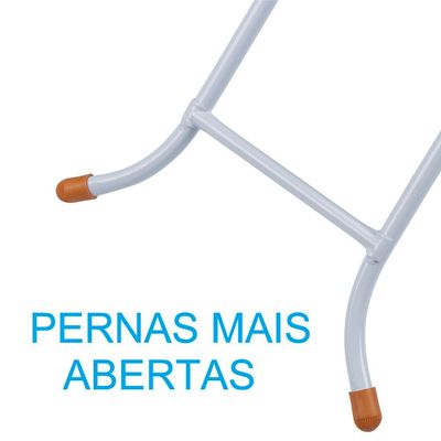 Tábua de Passar Roupa Regulável Utimil EP 212 - Cinza/Branco