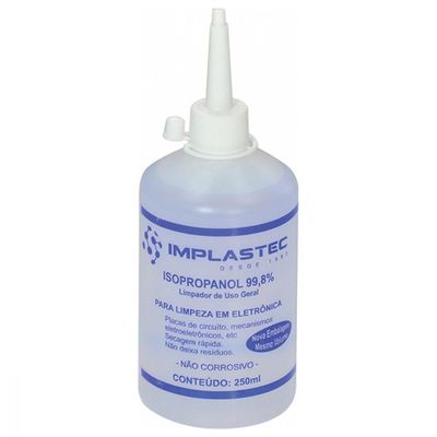 Álcool Isopropílico 250Ml Com Bico Aplicador