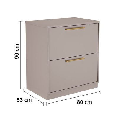Balcão Duplo Itatiaia Essence com 1 Porta, 1 Gaveta, 1 Prateleira e 80 cm de Largura - Fendi