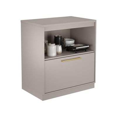 Balcão Duplo Itatiaia Essence com 1 Porta, 1 Gaveta, 1 Prateleira e 80 cm de Largura - Fendi