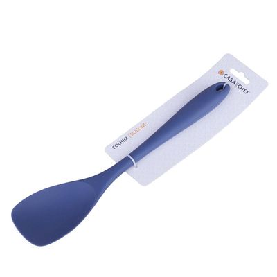 Colher de Servir Silicone Cazza Azul