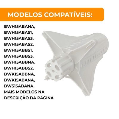 Agitador Batedor Completo Lavadora 15 E 16kg Halley Consul W10633124
