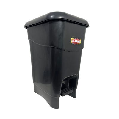 Coletor Cesto Lixeira De Pedal 40 Lt Plasnew Preto