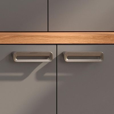 Cozinha Compacta Pulse - 2,60m 12 Portas E 3 Gavetas - Lukaliam Móveis Cinza