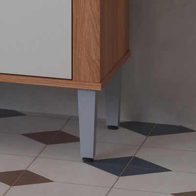 Cozinha Compacta Astra - 2,40m 10 Portas E 4 Gavetas - Lukaliam Móveis Bege