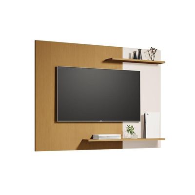Painel Menfis - Tv Até 50'' Mdp 1 Porta E 1 Gaveta Nature-off White - Sal Movelaria