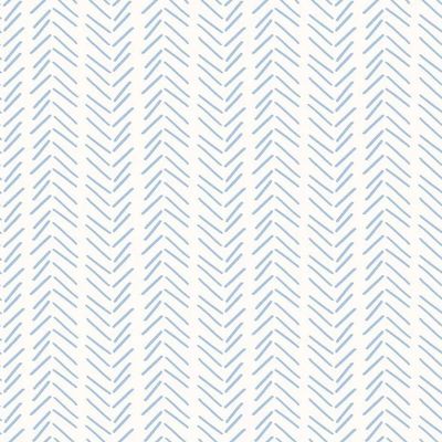 Papel De Parede Revoada Franjinha Azul 4446