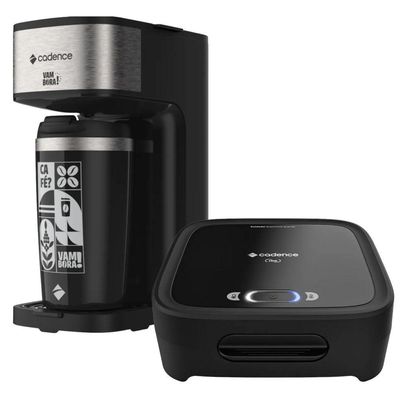 Kit Click Cadence - Sanduicheira E Cafeteira Vambora 220V
