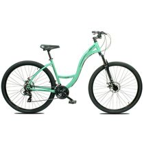 Bicicleta Aro 29 South Curving 700 Vintage Retro 21v Câmbios Shimano Verde