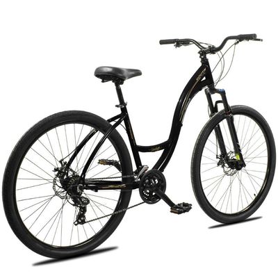 Bicicleta Aro 29 South Curving 700 Vintage Retro 21v Câmbios Shimano Preto