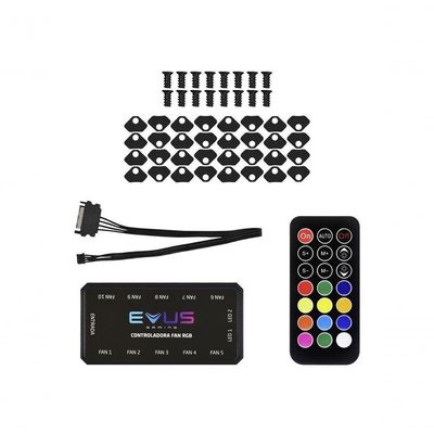 Kit Cooler Fan Evus Fk-12p Rgb