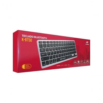 Teclado C3tech K-bt50bk Bluetooth Recarregável