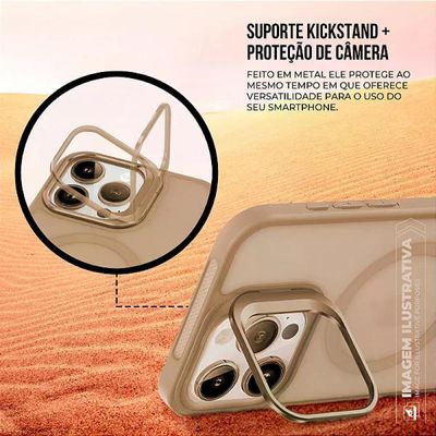 Capa case capinha para iPhone 17 Pro - MagSafe Titanium Desert - Gshield