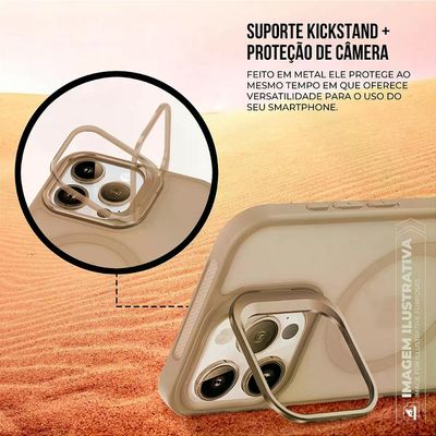 Capa case capinha para iPhone 17 - MagSafe Titanium Desert - Gshield