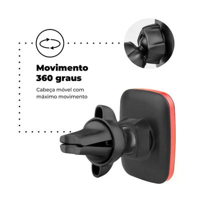 REEMBALADO - Suporte Veicular Tank Car (6 Imãs) - Gshield