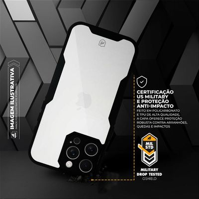 Capa case capinha para iPhone 16 Plus - Dual Shock Sense Preta - Gshield