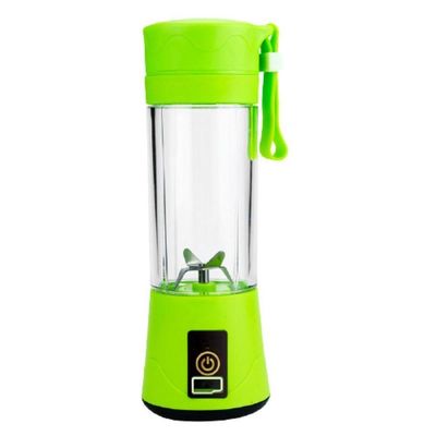 Mini Liquidificador De Copo Portatil Recarregável Usb Verde