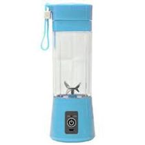 Mini Liquidificador Portátil Usb Recarregável 6 Laminas Azul