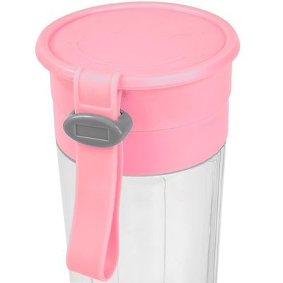 Mini Liquidificador Portátil Usb Recarregável ( Rosa )