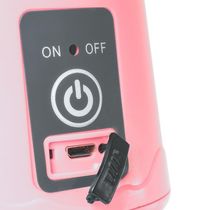 Mini Liquidificador Portátil Usb Recarregável ( Rosa )