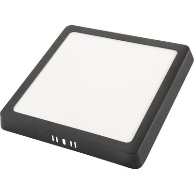 Plafon Fita Led Tramontina Quadrado De Sobrepor Preto 12 W 4000 K 840 Lm Luz Neutra
