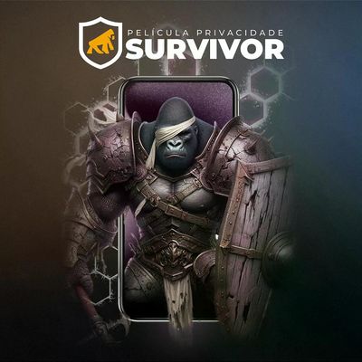 Película para iPhone 17 - Privacidade com Aplicador - Survivor - Gshield