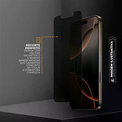 Película para iPhone 17 Pro - Privacidade com Aplicador - Survivor - Gshield