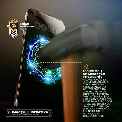 Película para iPhone 17 Pro - Privacidade com Aplicador - Survivor - Gshield