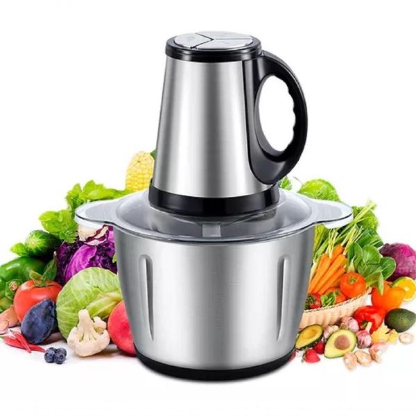 Processador Alimentos Elétrico Inox Legumes Carne 3 Litros 110V