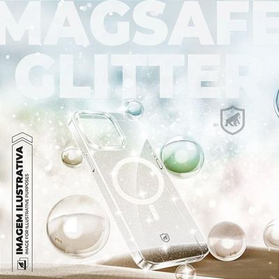 Capa Para Iphone 14 Pro Max - Magsafe Glitter - Gshield
