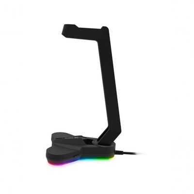 Suporte Para Headset Fortrek Vickers Rgb Preto