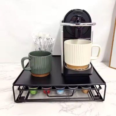 Suporte Porta Cápsulas Com Gaveta – Base Para Cafeteira Universal Nespresso 40 Unidades