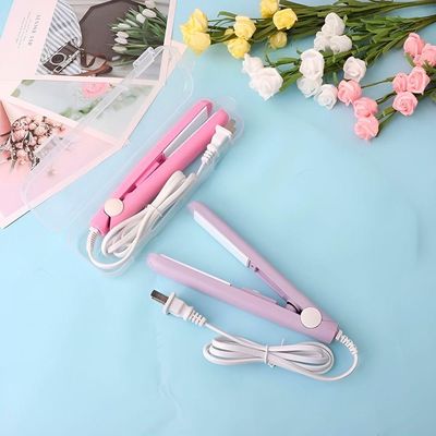 Mini Chapinha Prancha Alisadora De Bolsa Portátil Lilás