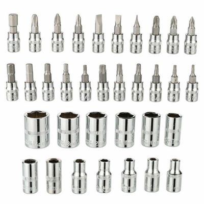 Conjunto Kit Ferramentas Soquete 1-4 46pçs Reparos