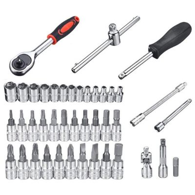 Conjunto Kit Ferramentas Soquete 1-4 46pçs Reparos