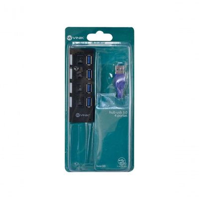 Hub Usb 3.0 4 Portas Com Interruptor Huv-50