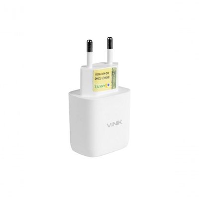 Carregador De Parede 20w Com 1 Saida Tipo C 12v - Branco